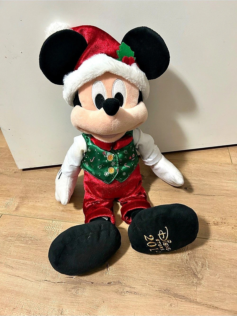 Disney Store Mickey Mouse Christmas Plush 2019